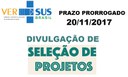 Ver-Sus: Prazo de divulgação dos projetos selecionados prorrogado