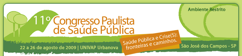 Trabalho premiado no 11º Congresso Paulista de Saúde Pública